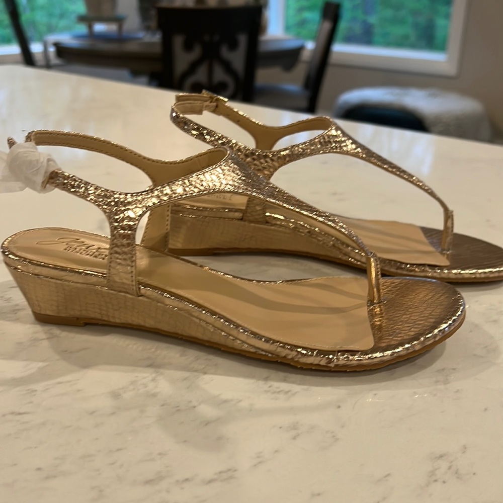 Jewel Badgley Mischka Brea, Rose gold 6.5